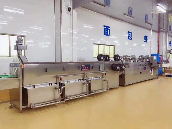 國聯水產 客戶使用現場  烘干型洗筐機